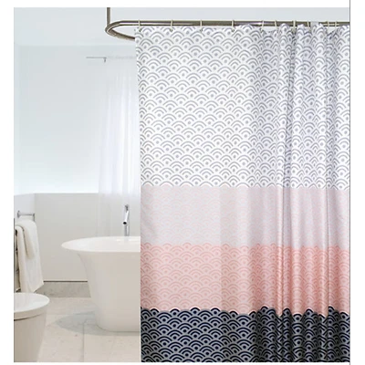 Rèm nhà tắm không thấm nước Rando vải POLYESTER 180 x 200 cm